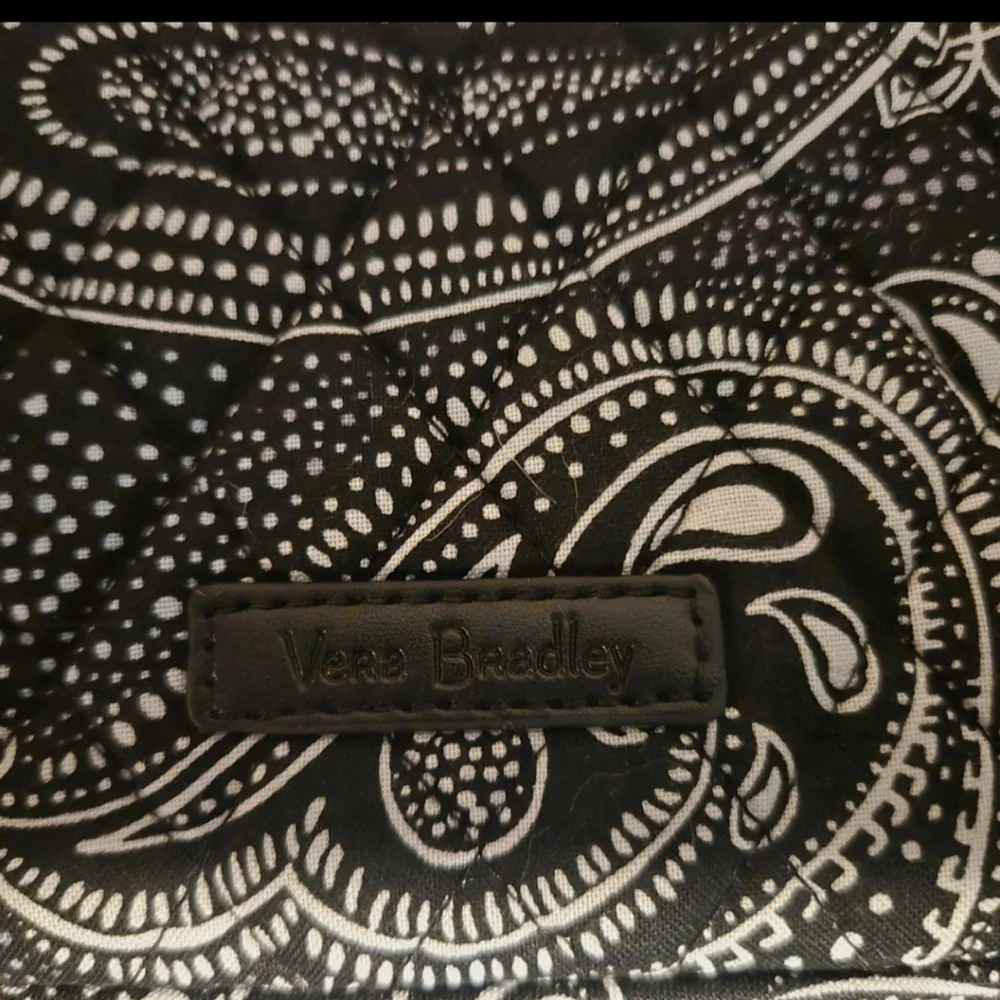 VERA BRADLEY Laptop Sleeve  Stellar Paisley Print Black